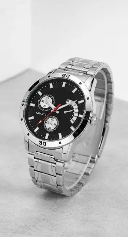 RB04 Black chain watch analog watch for men